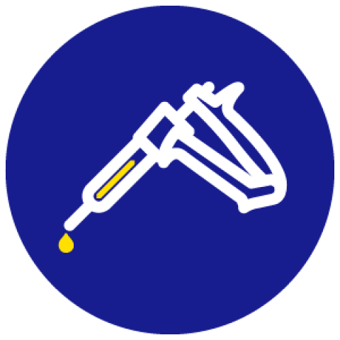 Icon with syringe